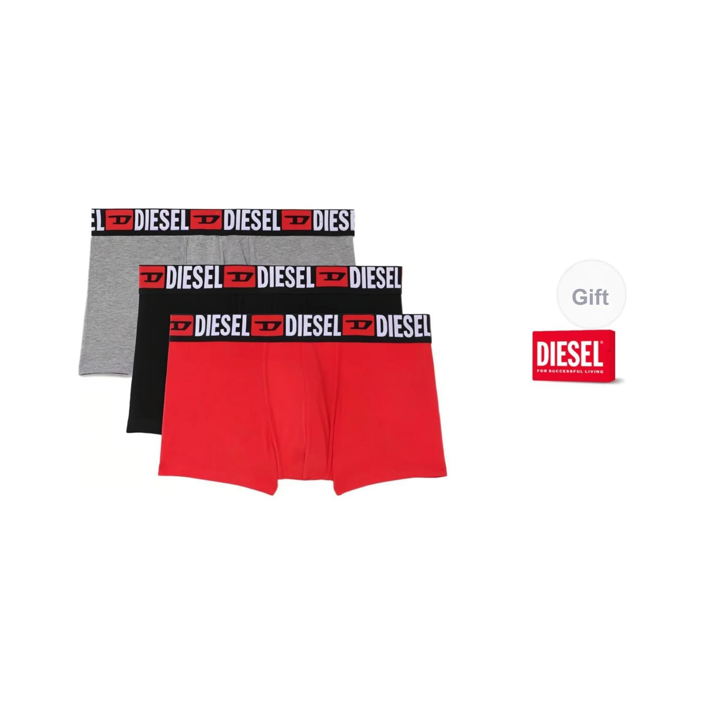 DIESEL Boxers Мужские 3 упаковки