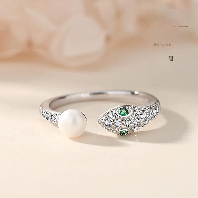 YINGNIXINDONG 925 Sterling Silver Rings Women's-1