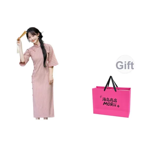 MORii Короткий рукав Платье Женское