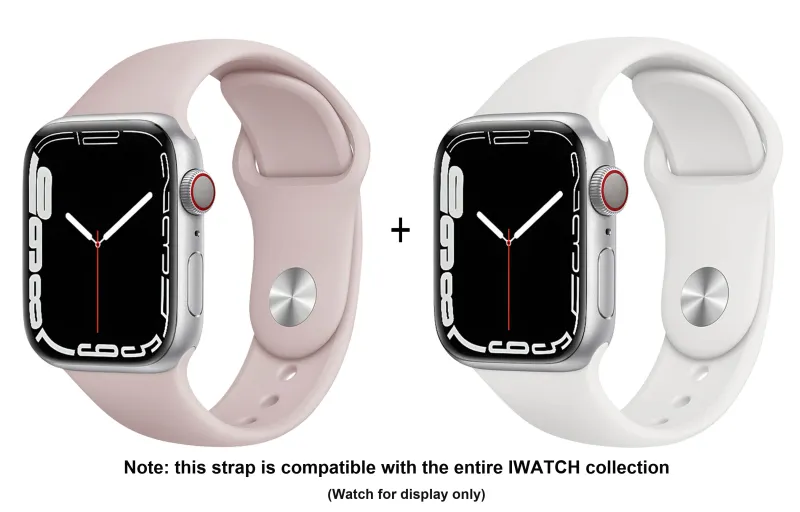 ZHISHENG Apple Compatibility Watch Band 21.7cm Silicone Material-9
