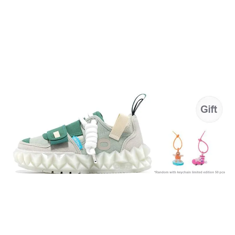 OETZI Ice Mountain Series 4 The Ice Man Oz, Ugly Cute Shoes Stylish Skateboarding Shoes Unisex Green
