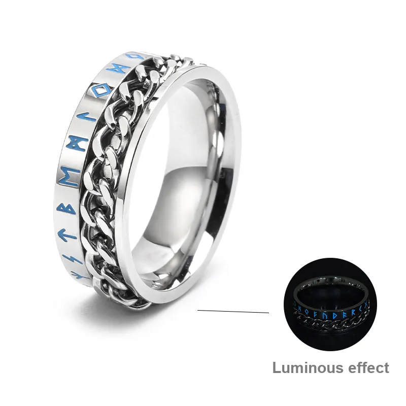 FAIRWHALE Titanium Steel Rings Unisex-1