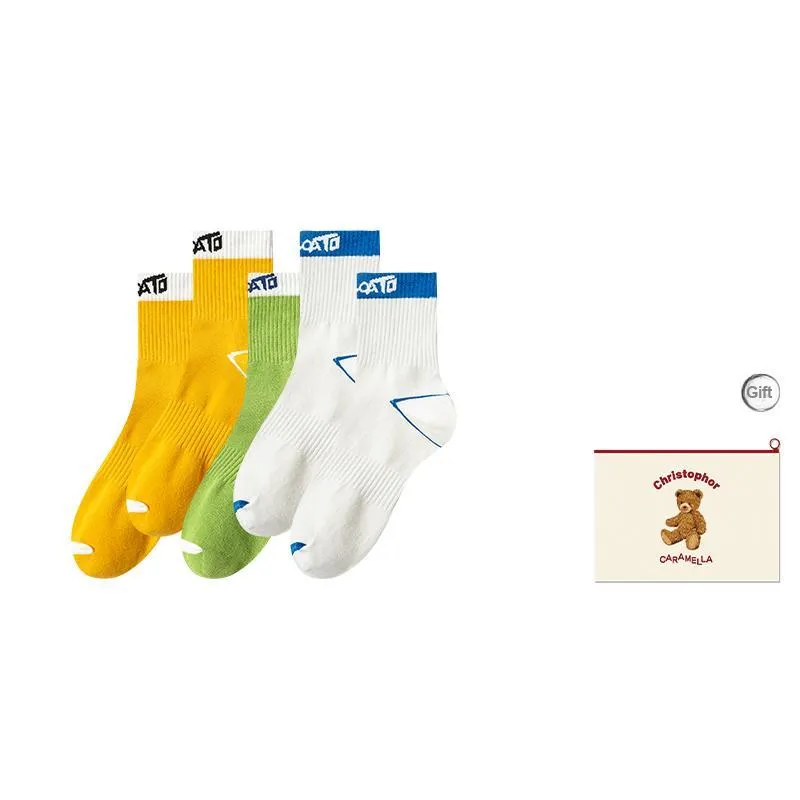 Caramella Mid Calf Socks Men's Shopping Bag Combo Set-13