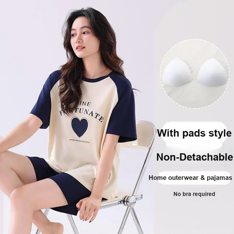 OUSHIBO Pajama Set Women's Image Color-4