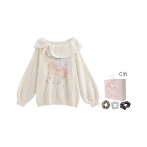 SNBL Белый Женский Трикотаж