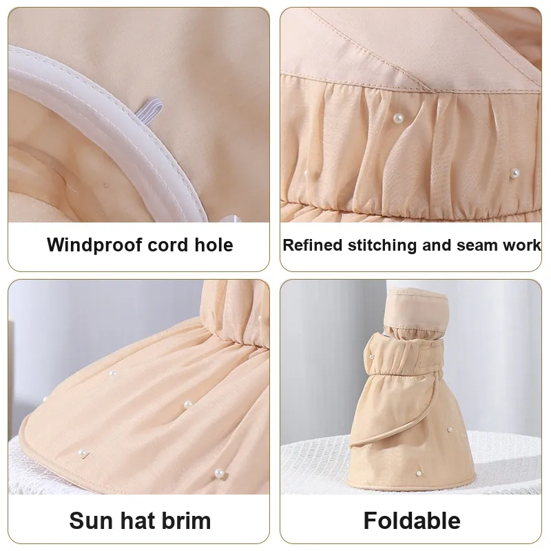 Yalu Polyester Visor Cap Women's-2
