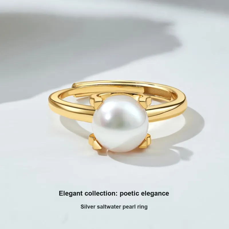 ME LUXE Pearl Rings Women's-3