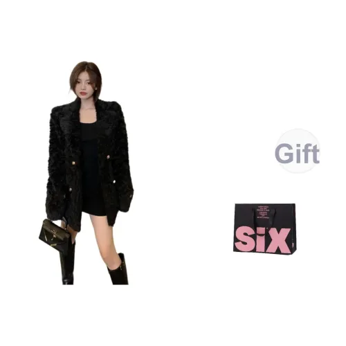 CTRTRC Бархат Feel Пальто Женское