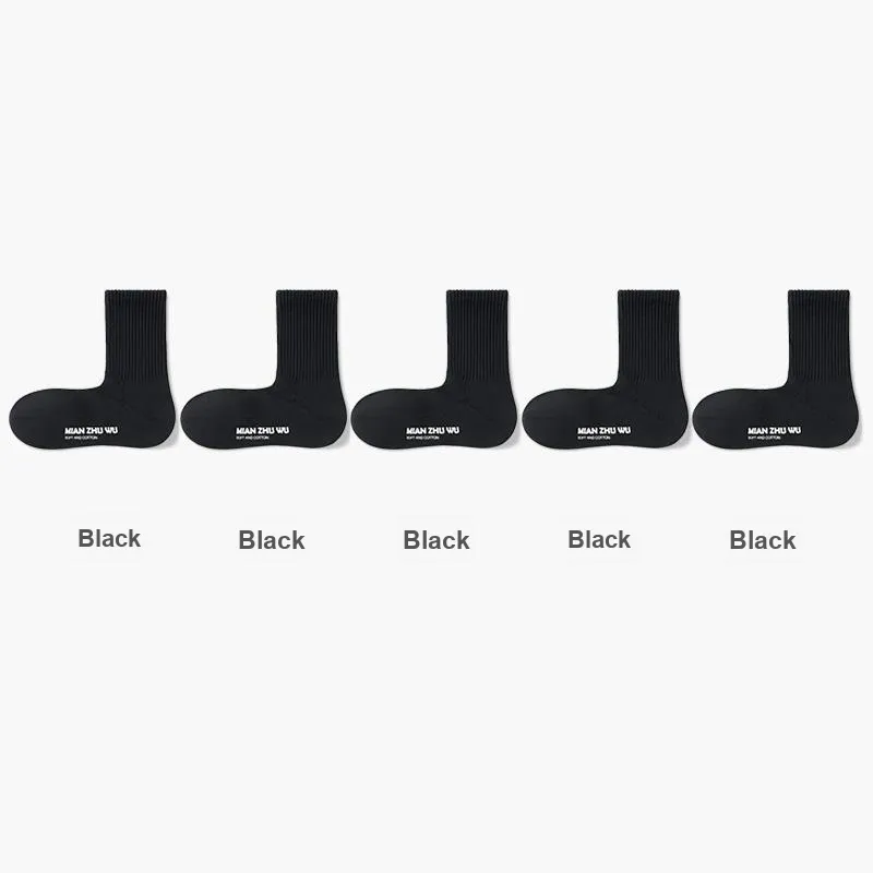 B&C.Room 2023 Fall Crew Socks Men's 5 Pack-1