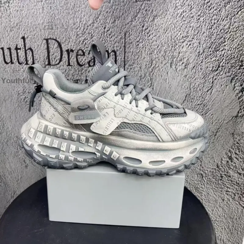 VNNSIJIE x Banas Low Top Chunky Sneakers Men's-6