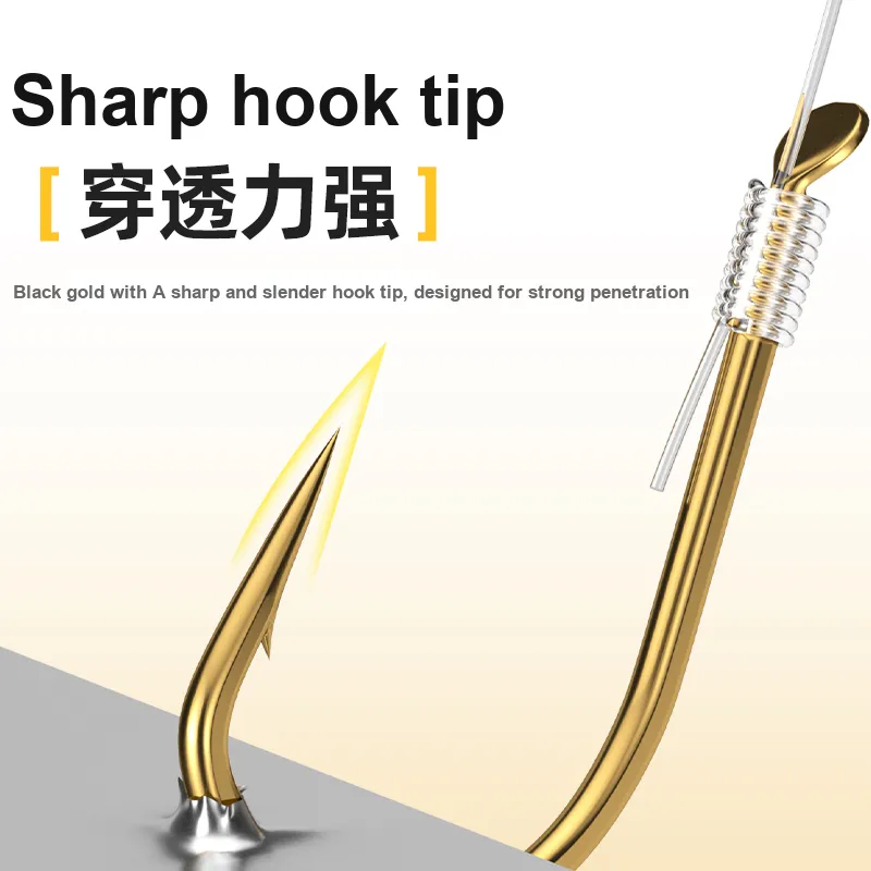 Jiadiaoni Fish Hook Stainless Steel Wild Fishing Barbed Hook-3