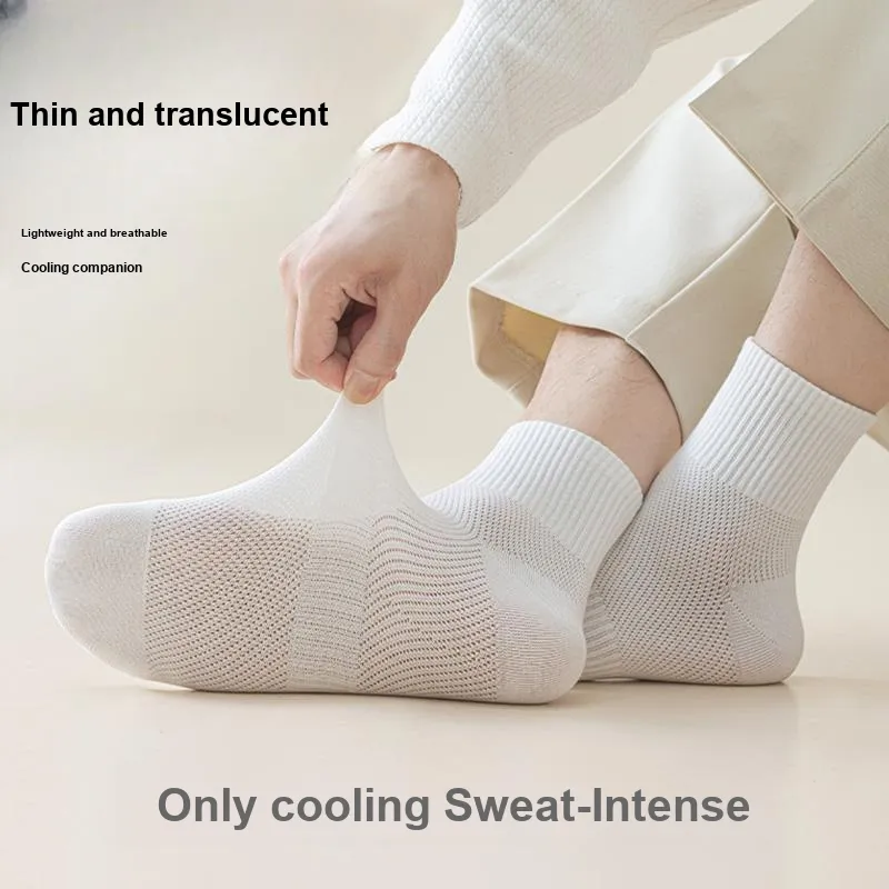 Lan Miao Mid Calf Socks Men's 10 Pack-7