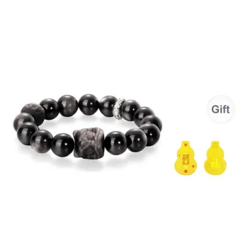 JINLIUFUJIXIANG Obsidian Bracelets Unisex