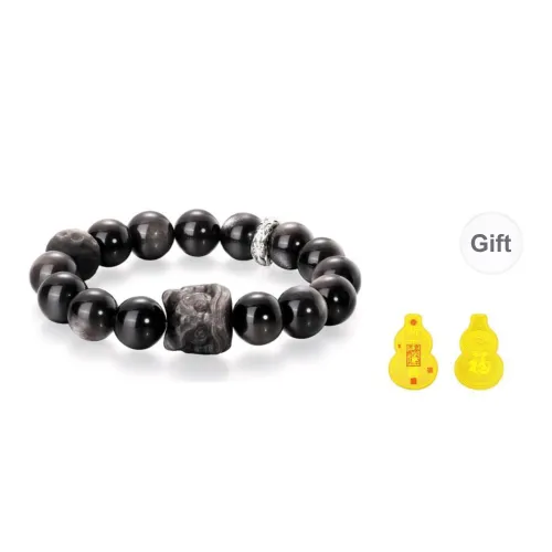 JINLIUFUJIXIANG Obsidian Bracelets Unisex