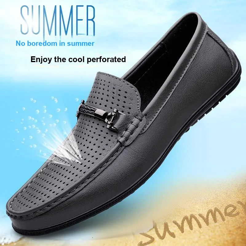 BAGE Gommino Loafers Unisex Black-15