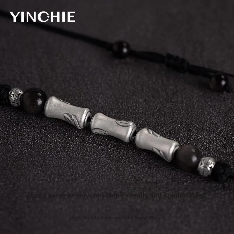 YINCHIE 999 Fine Silver Necklaces Men's-2