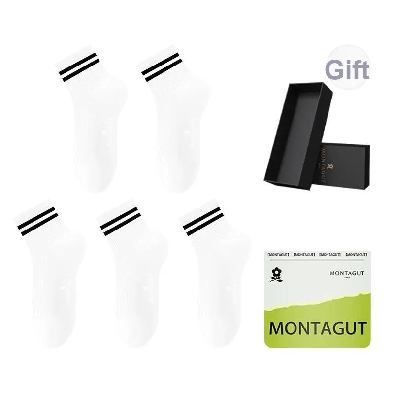 Montagut Mid Calf Socks Men's Gift Box Combination-6