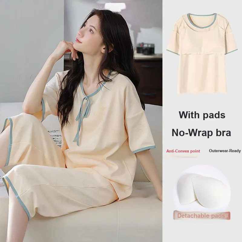 NOME Summer Pajama Set Women's Two Piece Set-2