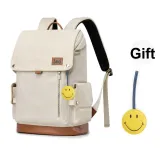 Khaki+Smiley Face Pendant