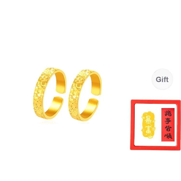 Zheng Tai Fook 999 Fine Silver Rings Unisex-0