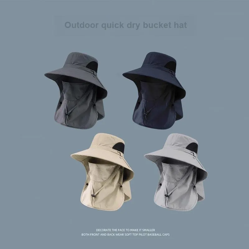 WODONBLE Polyamide Bucket Hats Unisex-1