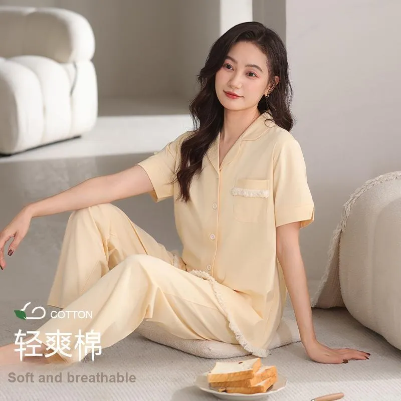 XIA.WA.ZHI.XIU Pajama Set Women's Gift Box Set Apricot-4