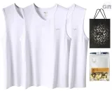 V-Neck 3 Pack (White+White+White)