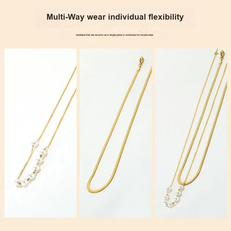 IDOKAWA Freshwater Pearl Necklaces Women's-3