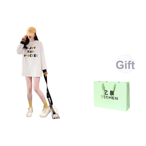 YICHEN Белые Женские T-рубашки