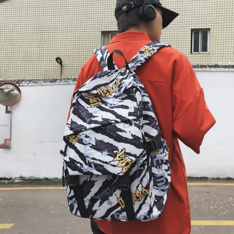 AIBAG Nylon Backpack Unisex Multicolor-10