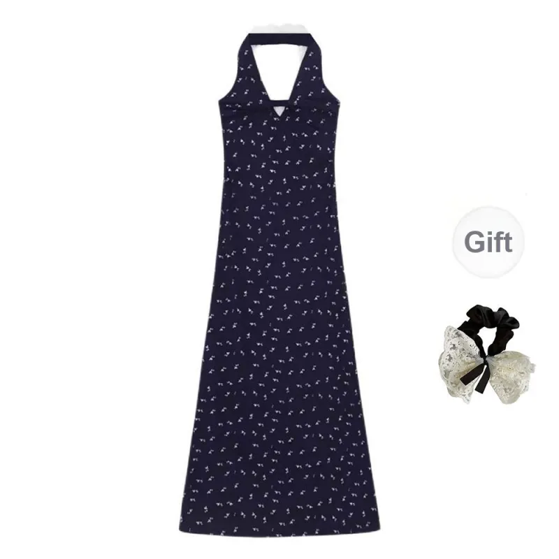 PAVEA Dress Women's Blue+Hair Tie Comes With-1