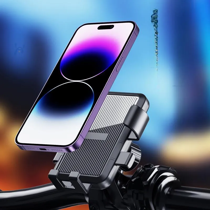 HOOYS Phone Stands Snap on Type All Electric Vehicle Bicycle Stand Anti Shake Frame Stable Support-2