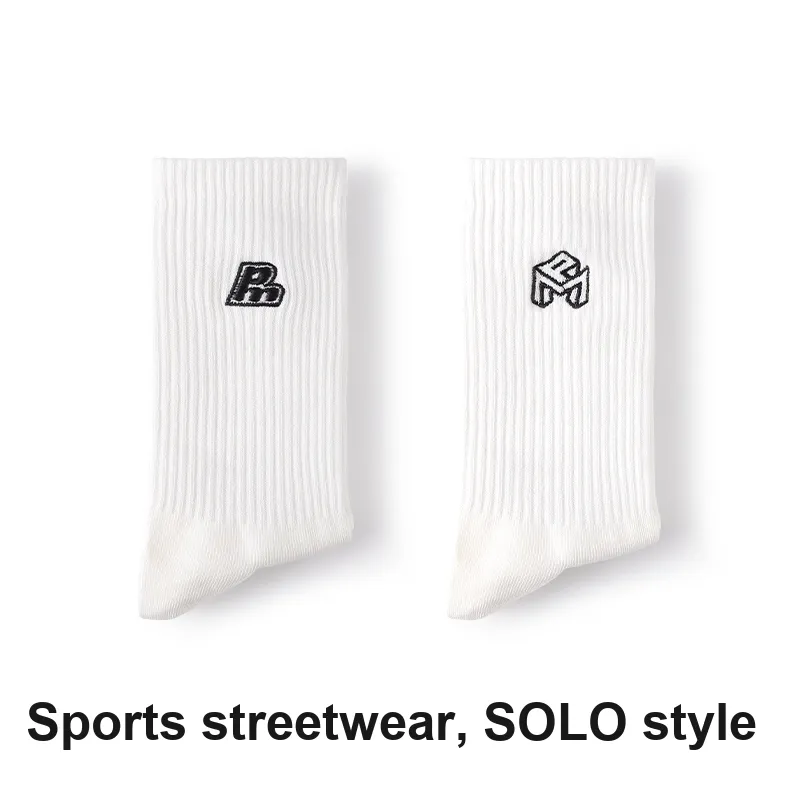 Primeet Mid Calf Socks Unisex 5 Pack Wave Arrival-19