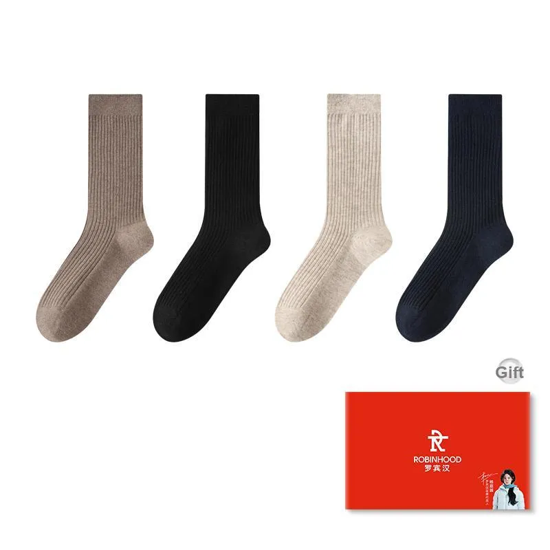 ROBINHOOD Mid Calf Socks Women's Box 4 Pack-0