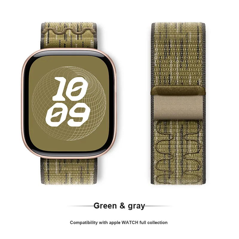 LOVINGCOOL Apple Compatibility Watch Band Nylon Material-9