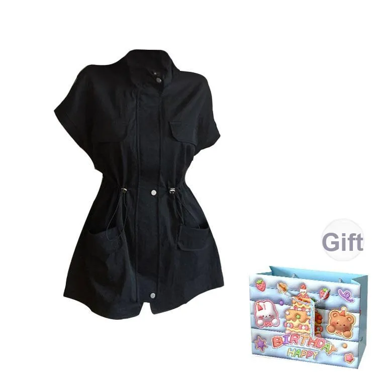 TWOPLUMGIRLS Trench Coat Women's Black