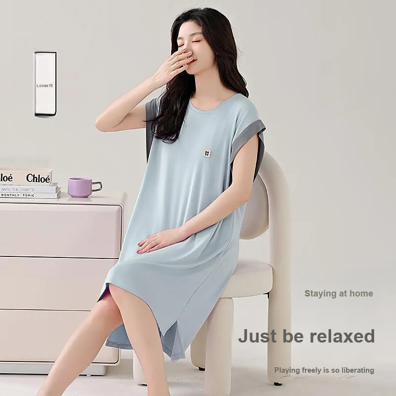 GOSO Nightgown Women's Sky Blue-4