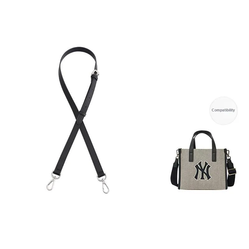 Polyester Felt Liner Bag With Lining MLB Bag Medium Bag With Zip Closure Accessory Women's Beige/Black-4