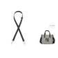 Black with Silver Buckle 1.8cm Width Adjustable 92-120cm Leather Strap