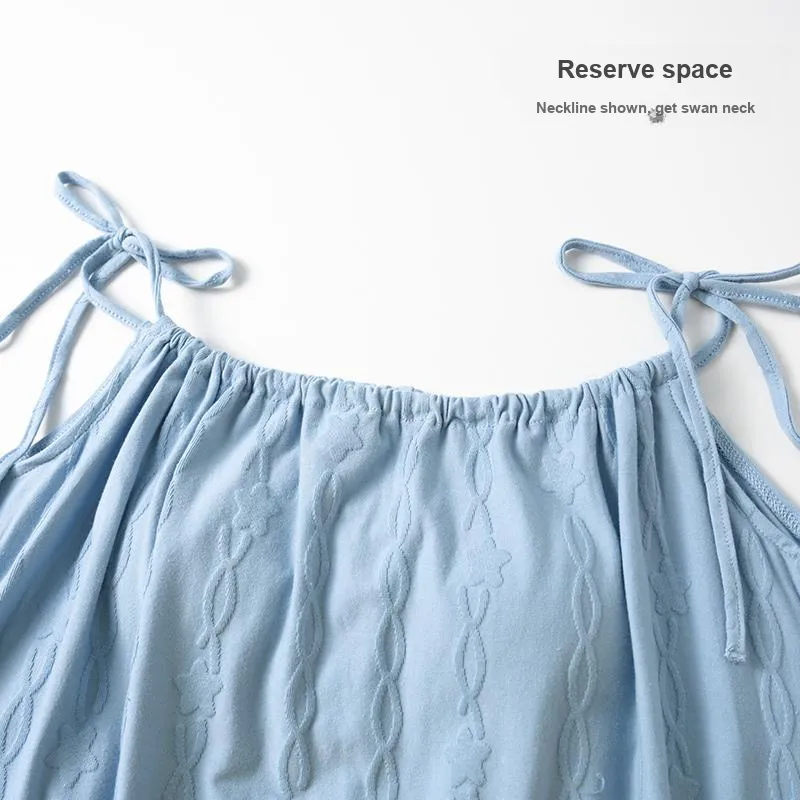 MADALLO Nightgown Women's Sky Blue-3