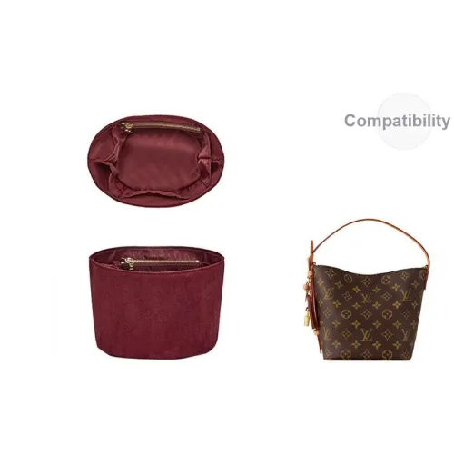 Jingxi Premium Original Fleece Bag Accessory Women's Burgundy