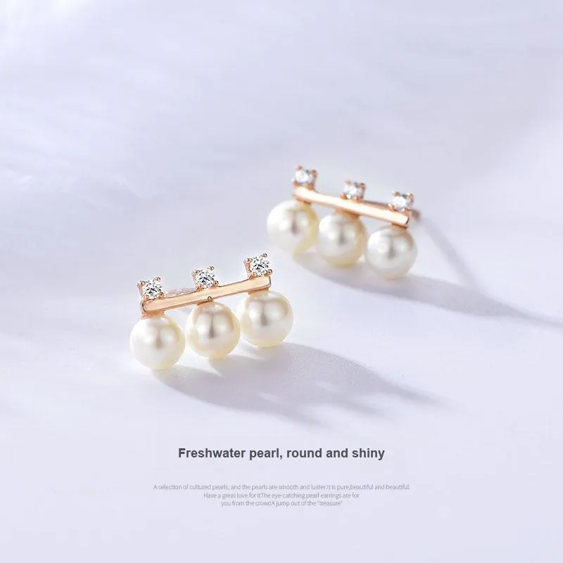 ADYD JEWELLY Pearl Stud Earrings Women's-2
