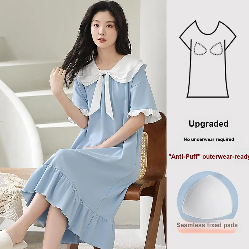 Lan Miao Nightgown Women's Image Color-1