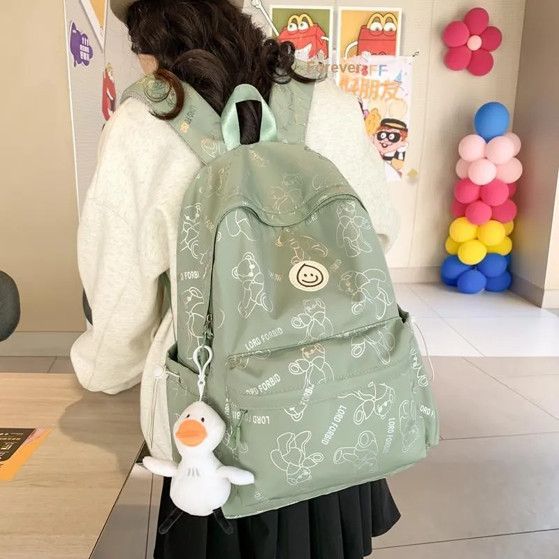 Debecca Nylon Backpack Regular Unisex Multicolor-11