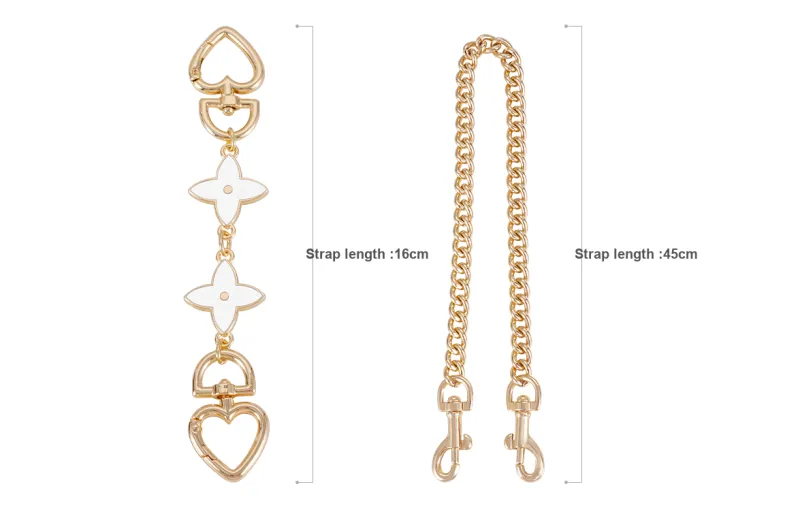 Lan Bao Fan Alloy, Metal, Chain, DuPont Paper Liner Bag Accessory Unisex Gold-16