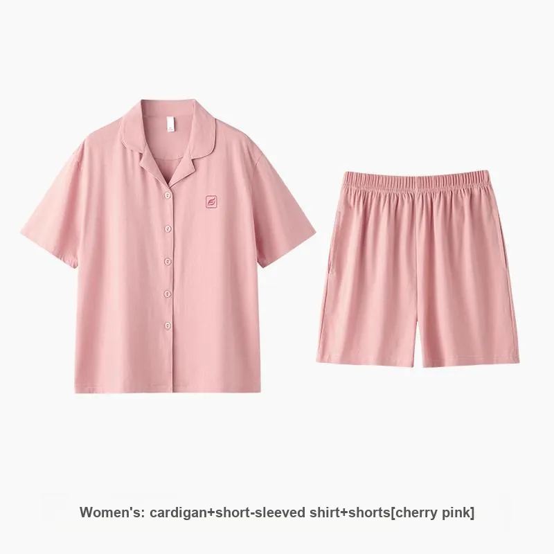 ZAO FU NIAO Pajama Set Women's Cherry Pink-1