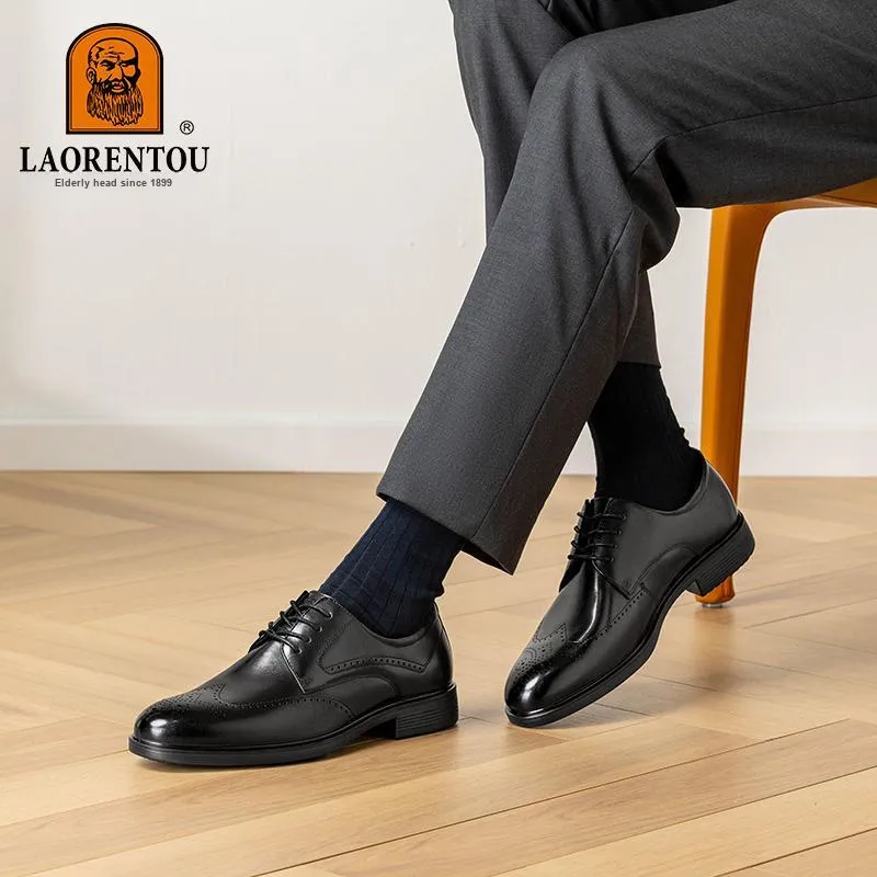 LAORENTOU Dress Shoes Men's Black-7
