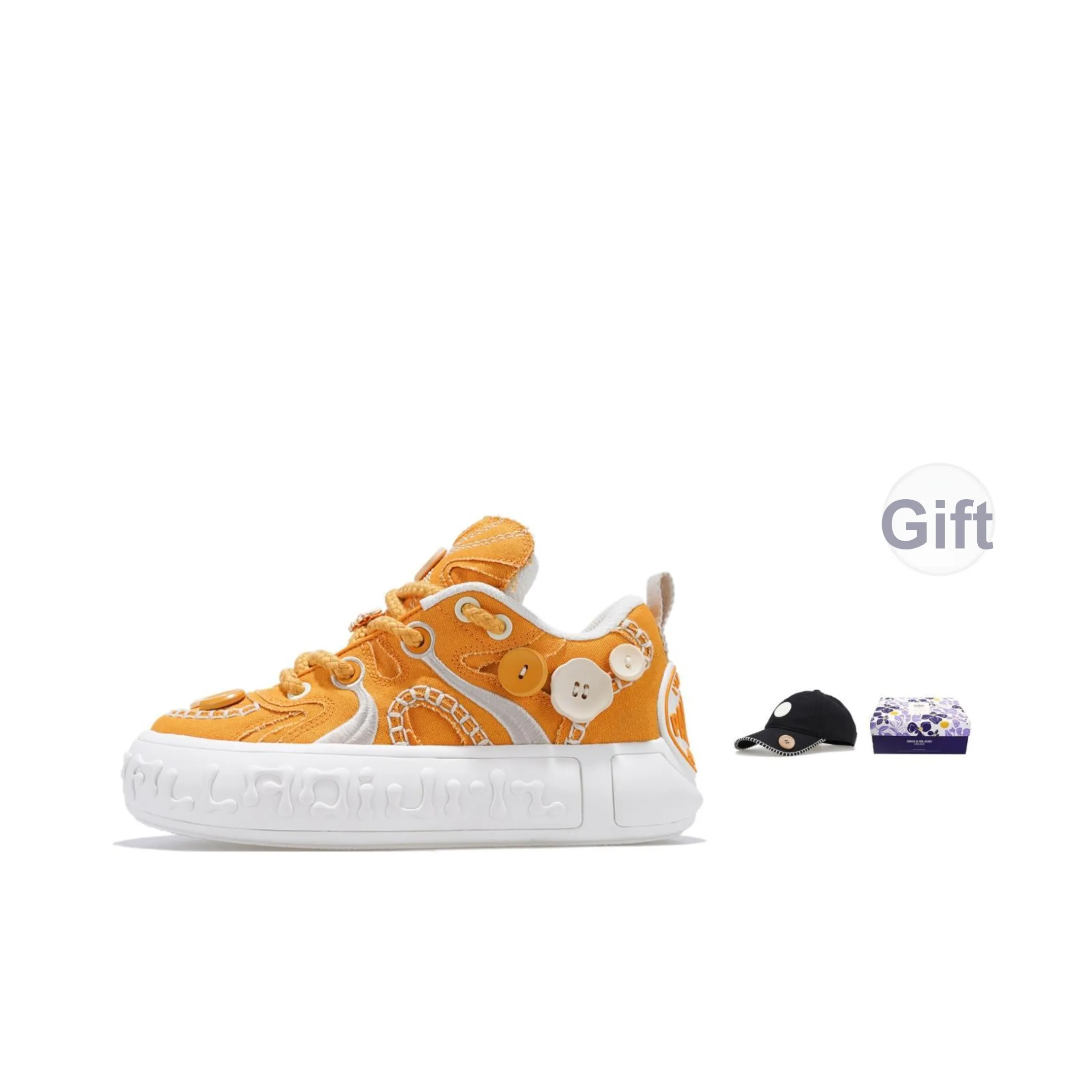 Палладий Устойчивый к истиранию Дышащие Низкие Кроссовки для скейтбординга Унисекс Подсолнух Желтый