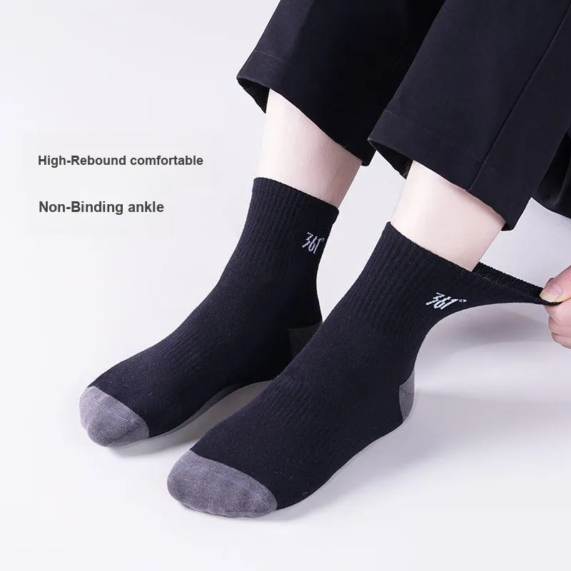 361° Mid Calf Socks Unisex 5 Pack-3