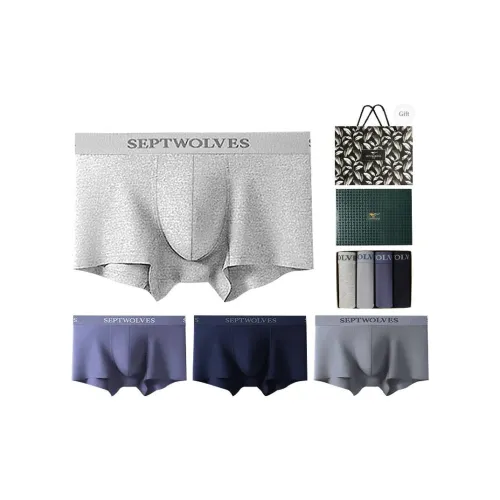 SEPTWOLVES Леггинсы Мужские 4 Пачки Подарочный Набор + Сумка для покупок